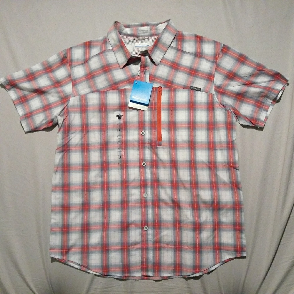 Nwt Mens Columbia Battle Ridge short sleeve shirt